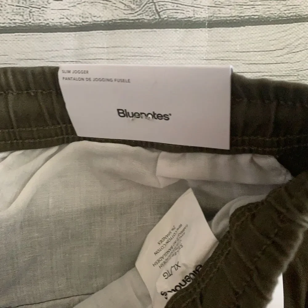 Bluenotes denim green joggers-XL-NWT